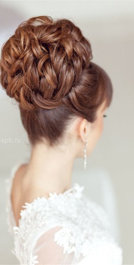 topknot wedding updo hairstyle