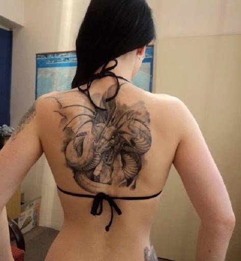 Asian Dragon Tattoos designs