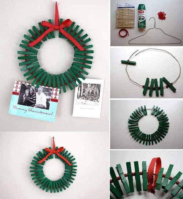 Clothespin-Wreath