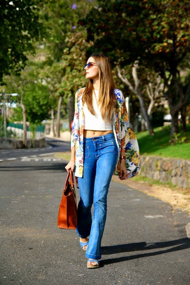 Flared-Jeans