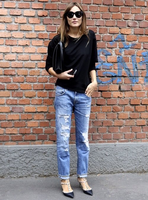 Ripped Jeans Style Inspiration