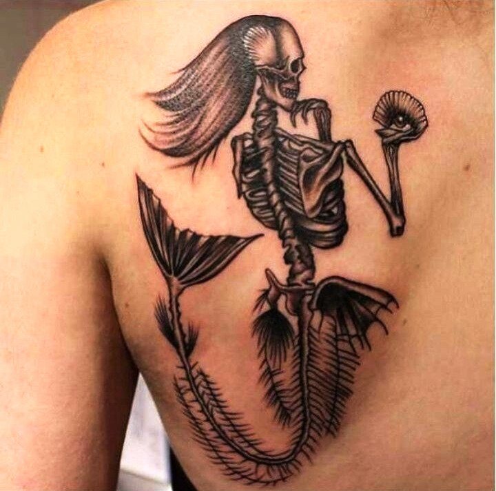 13-mermaid tattoos ideas