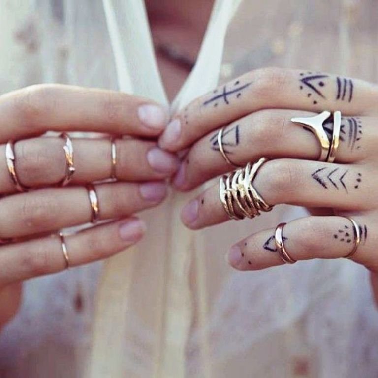 13-tiny finger tattoo designs