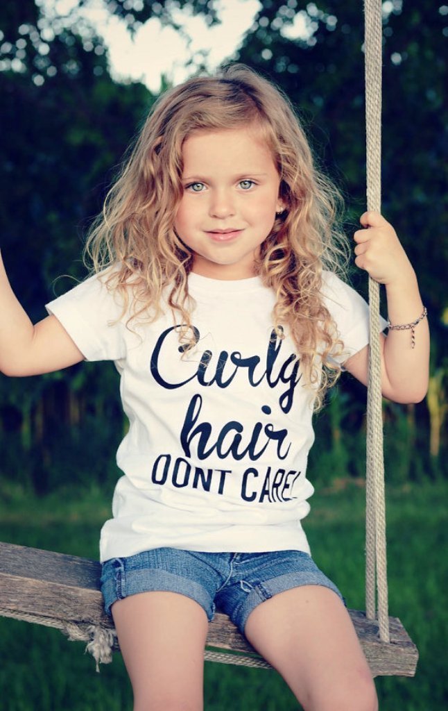 23. Curly Hairstyle For Kids