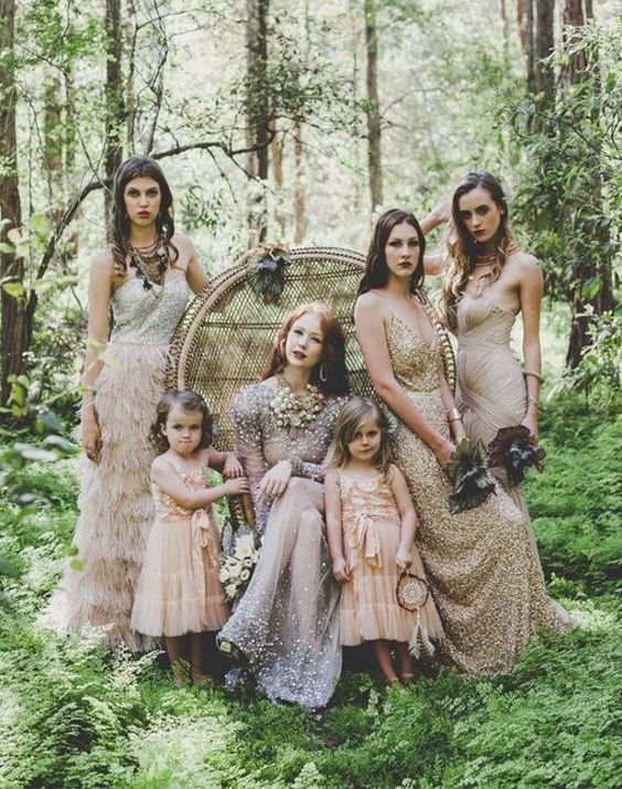 Beautiful Bohemian Bridesmaid Dresses Ideas (1)