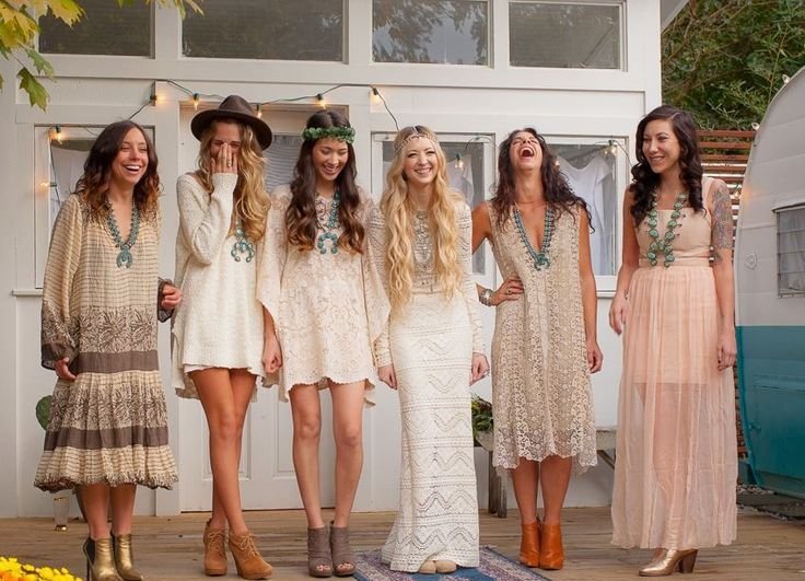Beautiful Bohemian Bridesmaid Dresses Ideas (18)