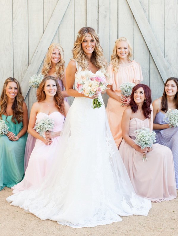 Beautiful Bohemian Bridesmaid Dresses Ideas (19)