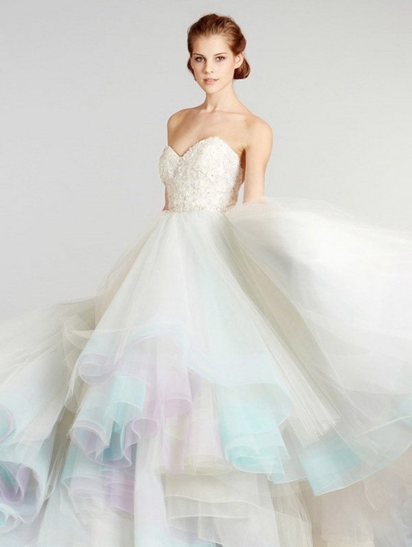 Beautiful Pastel Wedding Gowns (20)