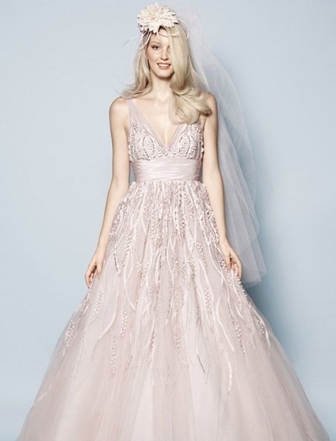 Beautiful Pastel Wedding Gowns (25)