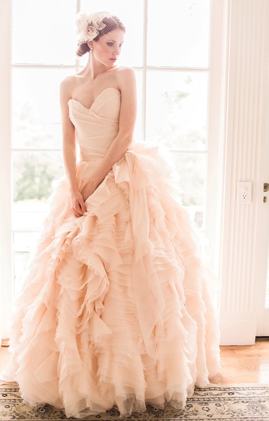 Beautiful Pastel Wedding Gowns (7)