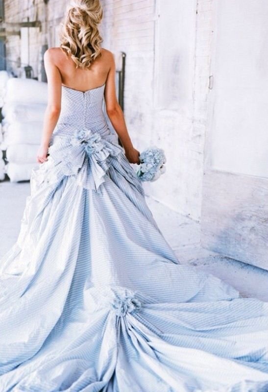 Beautiful Pastel Wedding Gowns (9)