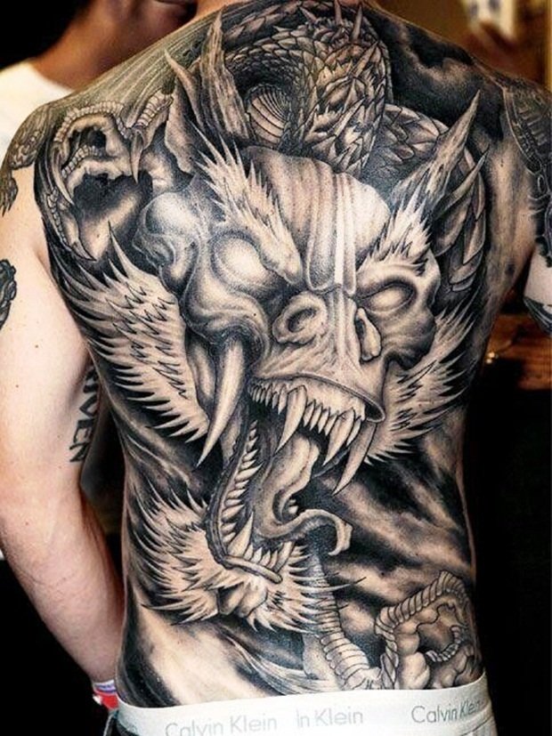 27-dragon tattoos ideas