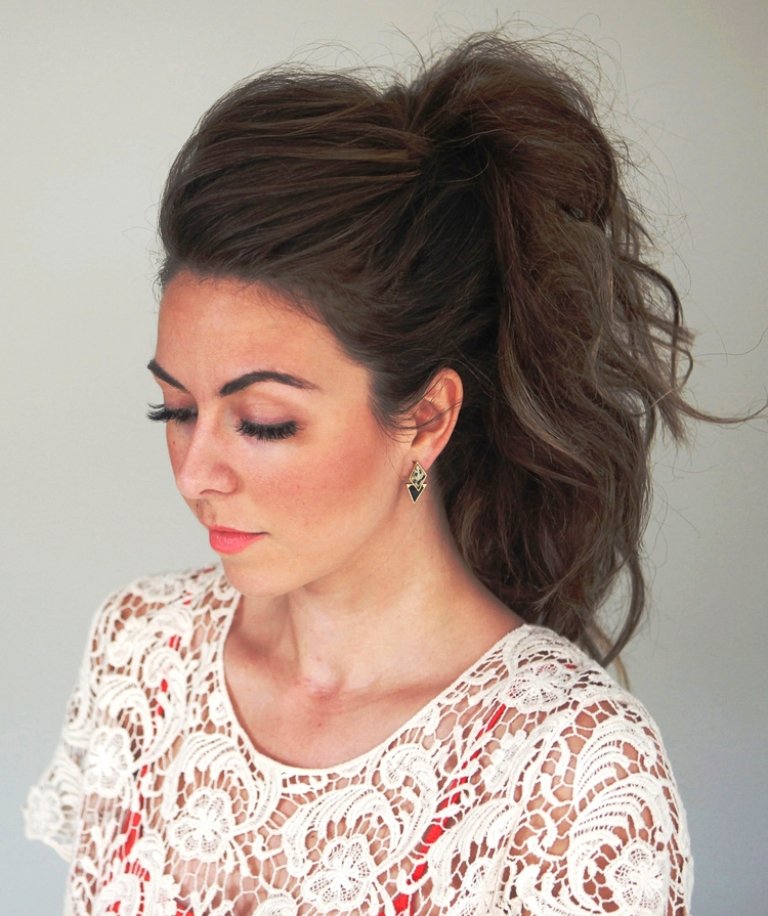 20 Awesome Messy Ponytail Hairstyle Ideas · Inspired Luv