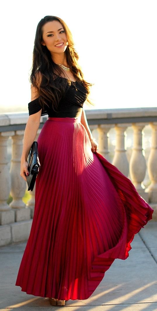 25 Maxi Skirts Outfits Ideas 0946