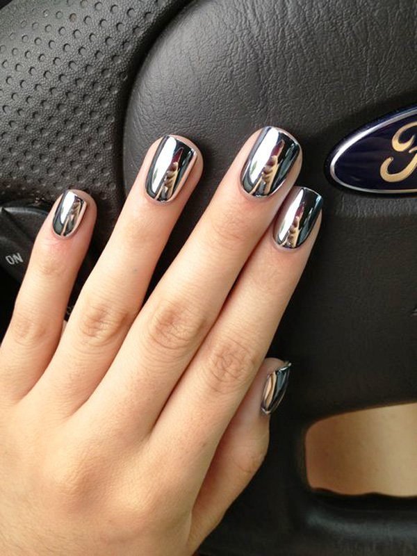 metallic-manicures