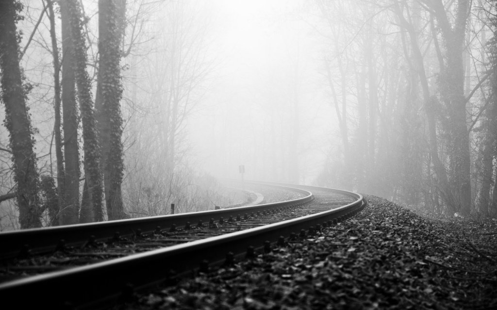 rail-track-black-and-white-photography