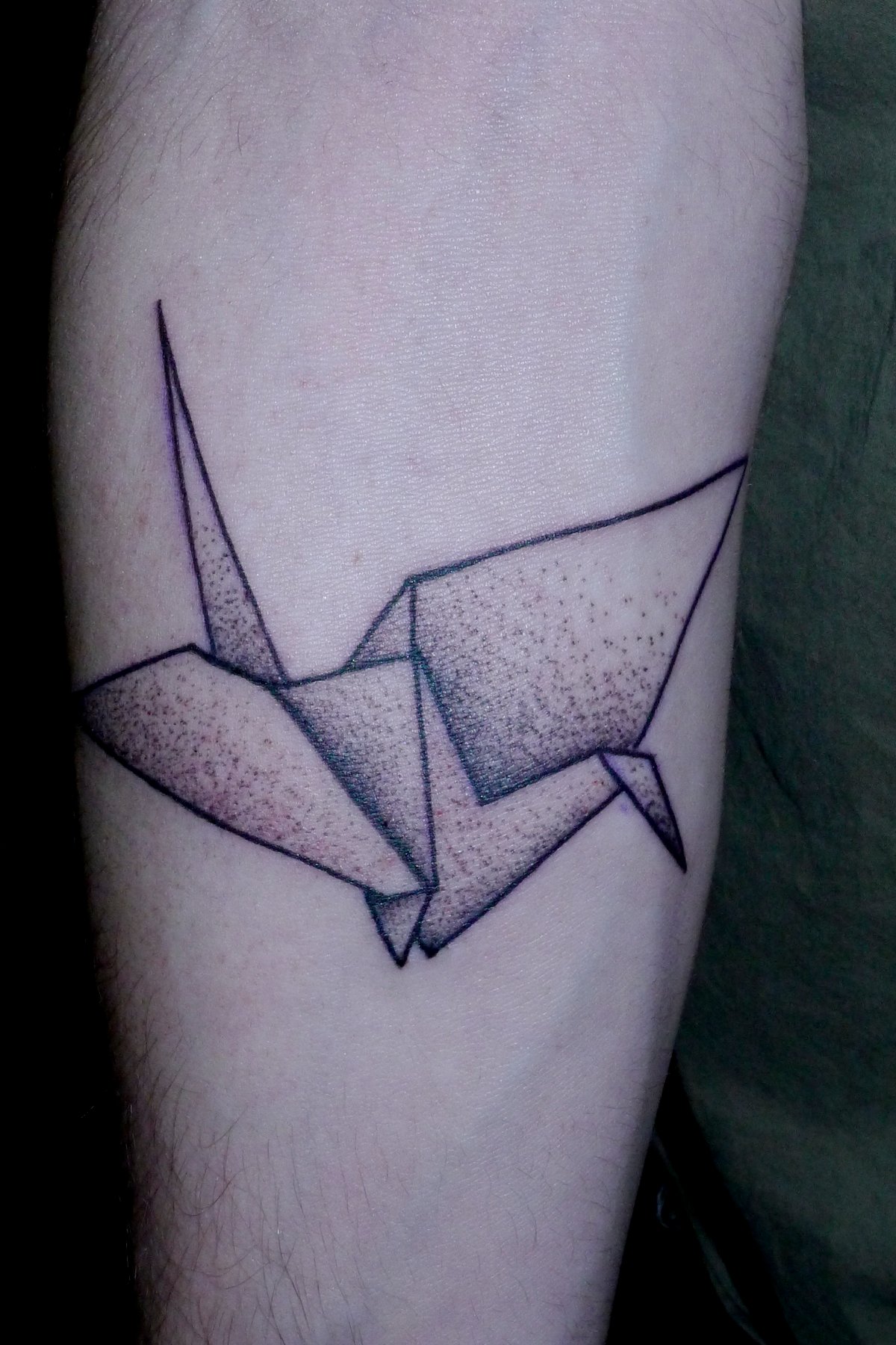 Origami Swan Tattoo