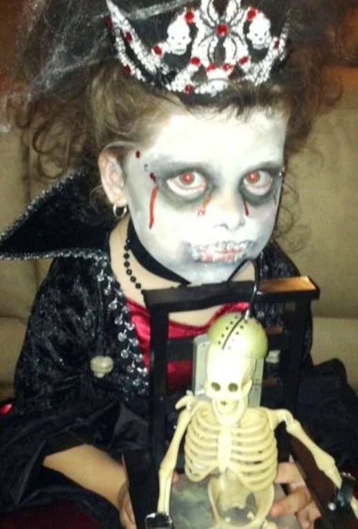 Princess Halloween Makeup Of Kids