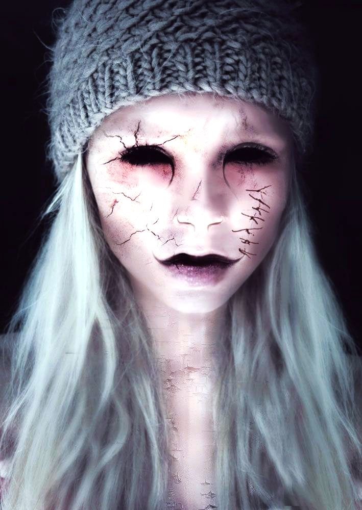 Halloween Makeup Ghost Creepy Dolls