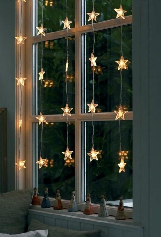 Christmas Lights Window Decorating Ideas