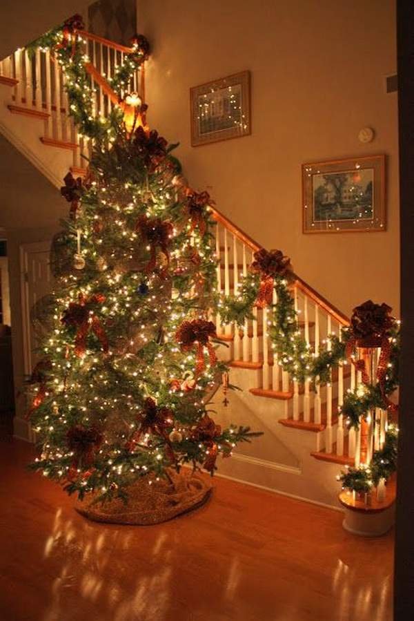 Christmas Tree and Staircase