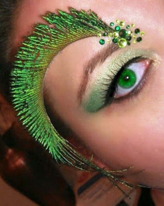 23 peacock halloween eyebrow makeup