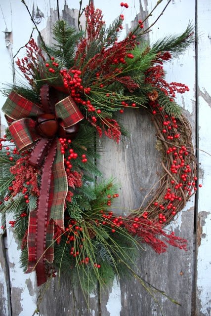 Rustic Christmas Wreath Ideas
