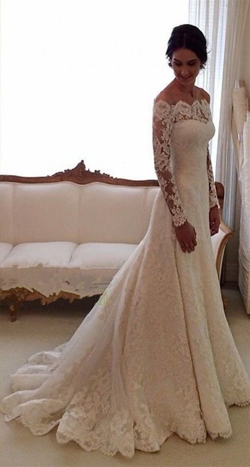 Long Sleeve Wedding Dress Ideas Inspiredluv (8)