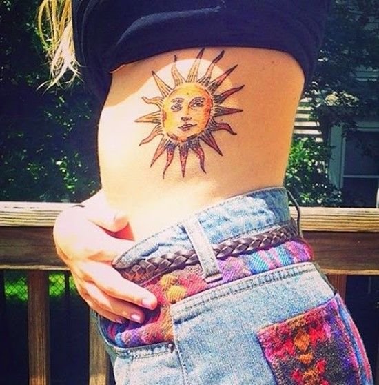 Sun Tattoos Ideas For Men And Women (63)