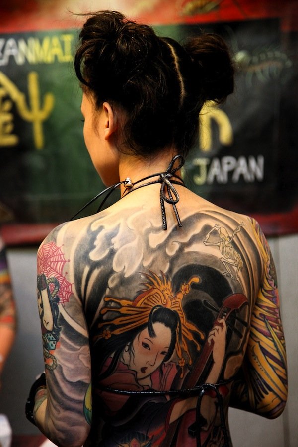Japanese Geisha Tattoos Ideas inspiredluv (8)