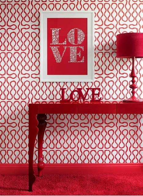 Red Valentine Home Decor Ideas inspiredluv (21)