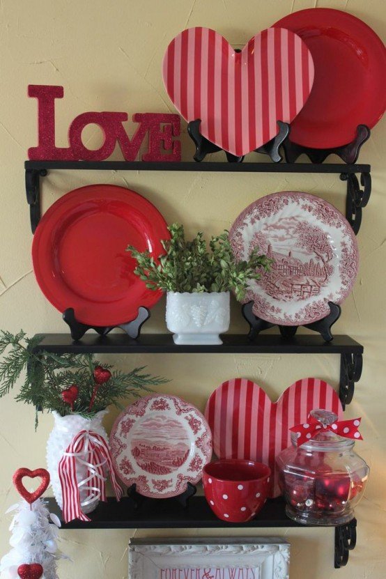 Red Valentine Home Decor Ideas inspiredluv (23)
