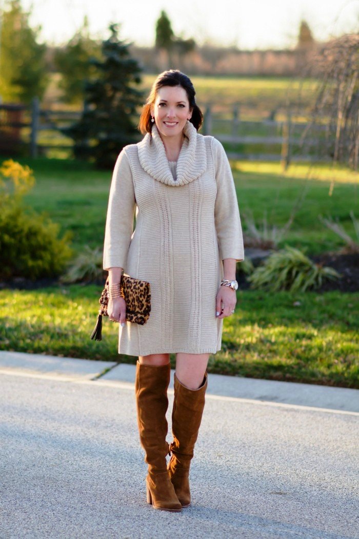 Sweater Dress Ideas For Women inspiredluv (24)