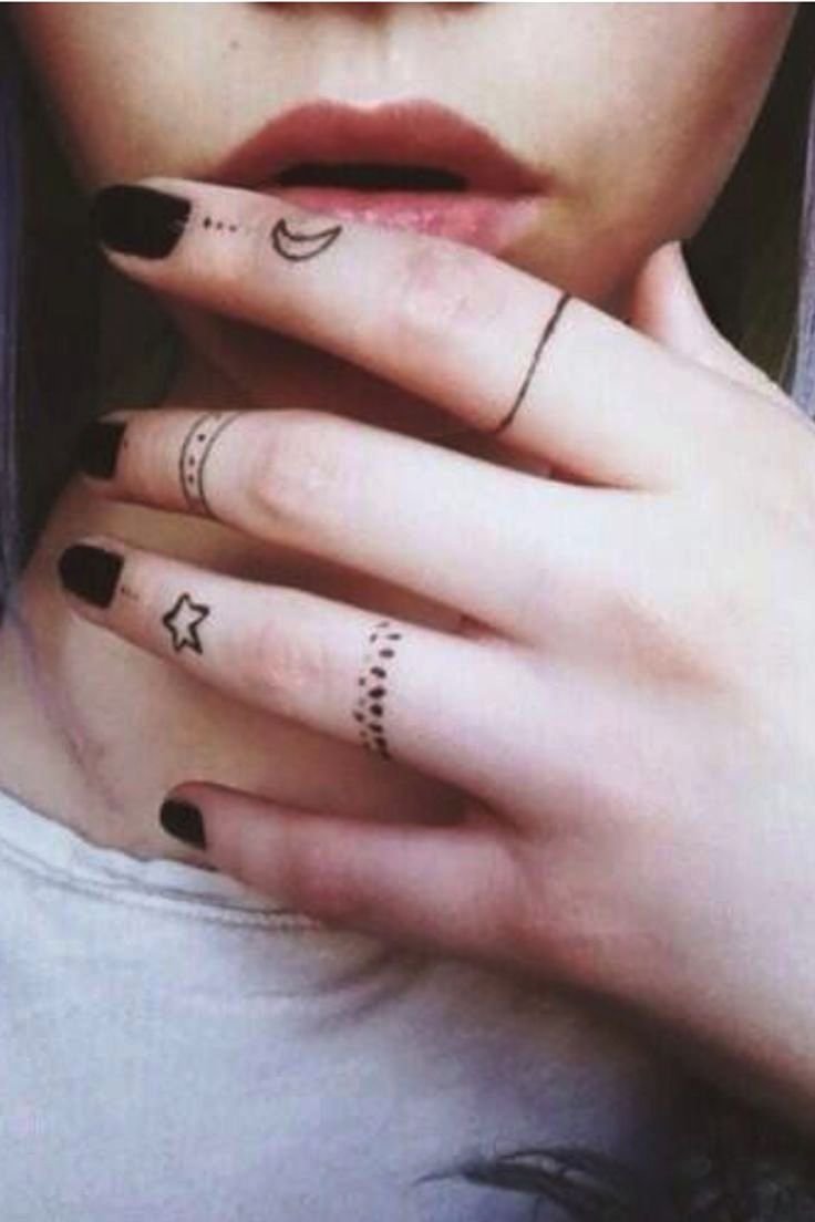 Tiny Finger Tattoos Ideas inspiredluv (23)