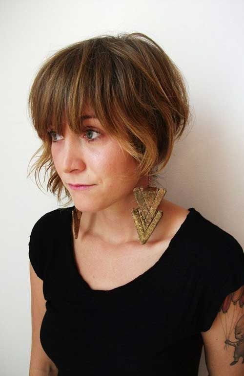 Bob Hairstyles With Bangs ispiredluv (34)
