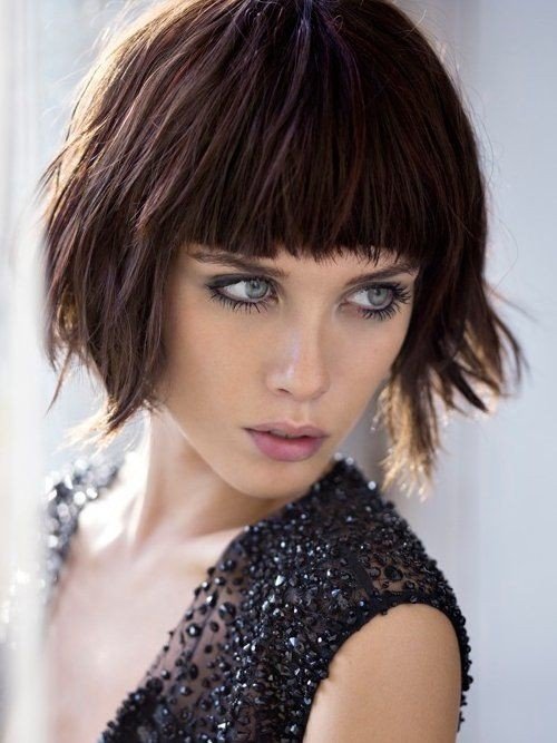 Bob Hairstyles With Bangs ispiredluv (6)