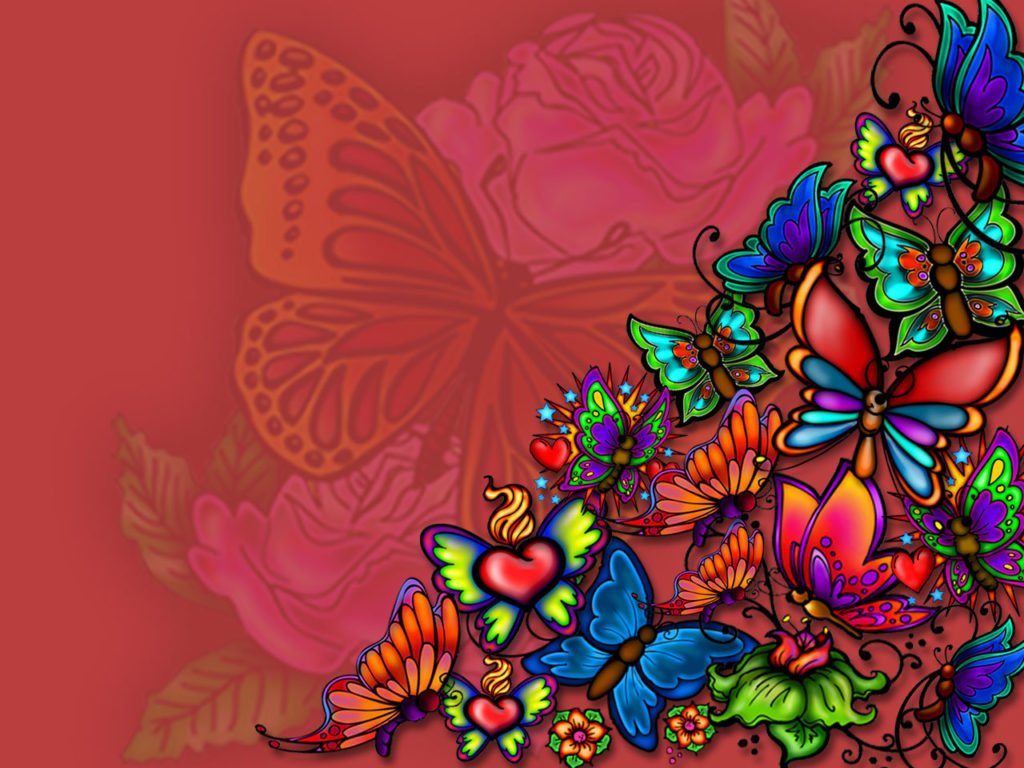 Best Colorful And Free Butterfly Wallpapers Inspired Luv