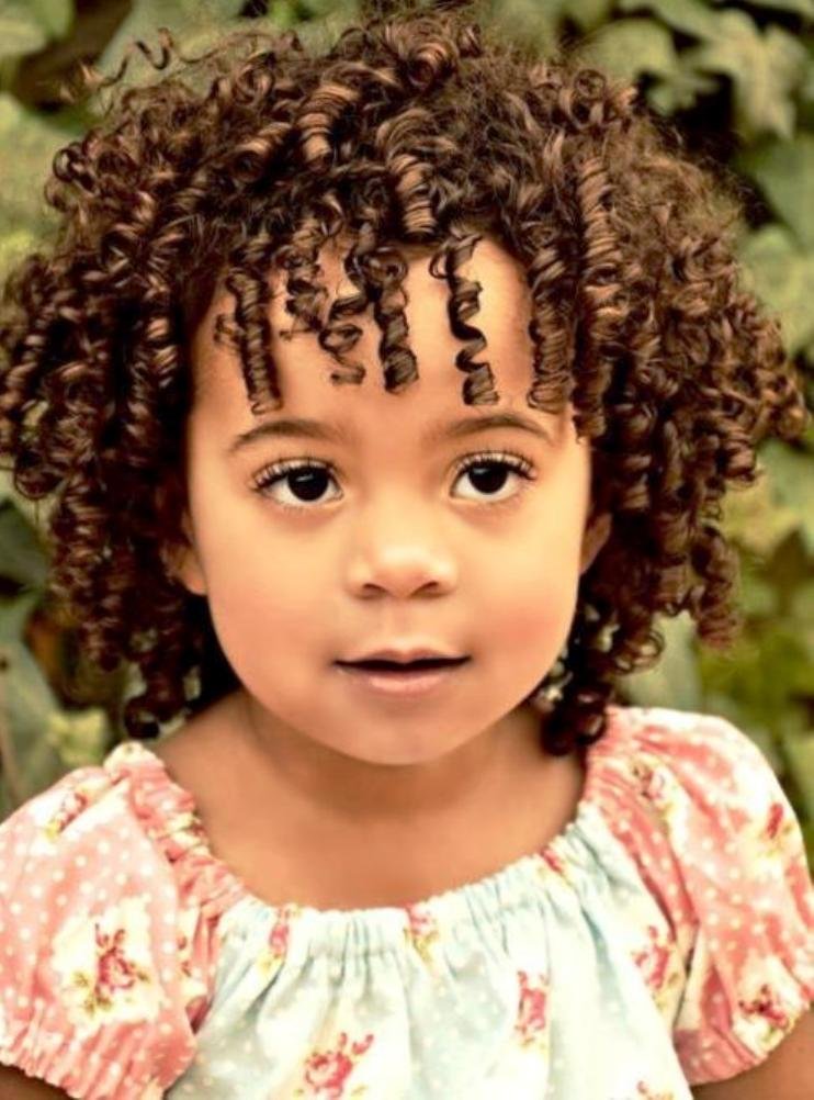 25 Cute Ideas Of Curly Hairstyle For Kids · Inspired Luv
