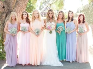 28 Beautiful Pastel Wedding Gowns