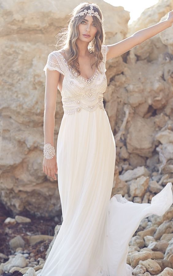 30 Awesome Beach Wedding Dresses Ideas • Inspired Luv