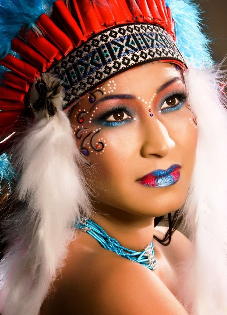 Princess Halloween Makeup Native American