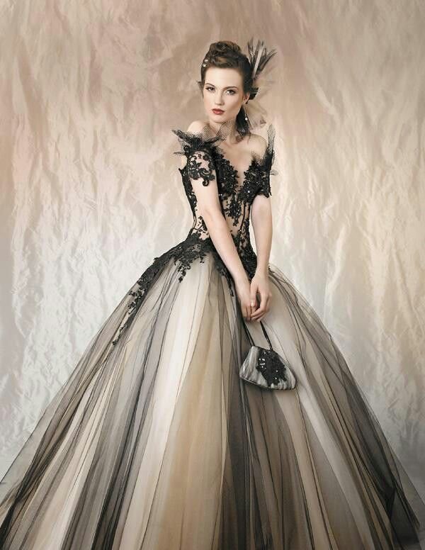 Beautiful Black Wedding Dress Ideas Inspiredluv (13)