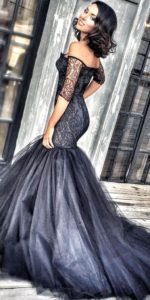 20 Beautiful Black Wedding Dress Ideas